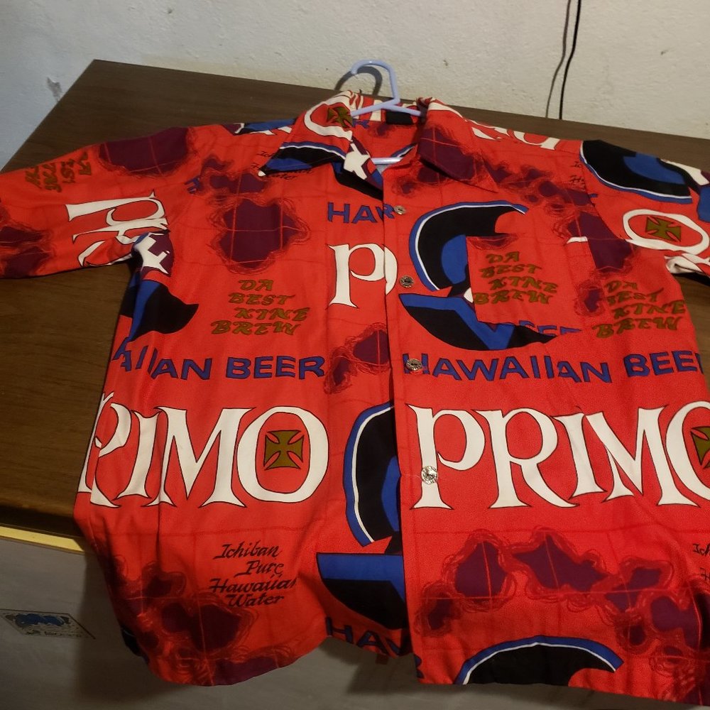 PRIMO HAWAIIAN SHIRT ....VINTAGE....MEDIUM